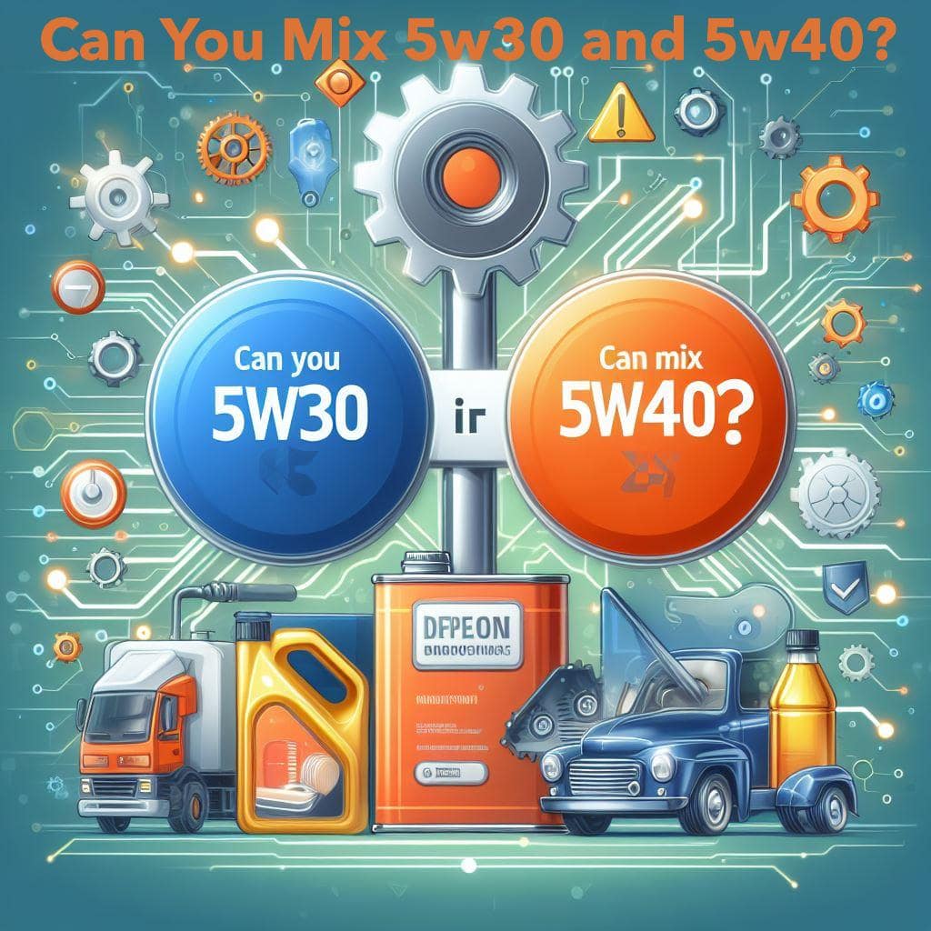 Can you Mix 5w30 and 5w40