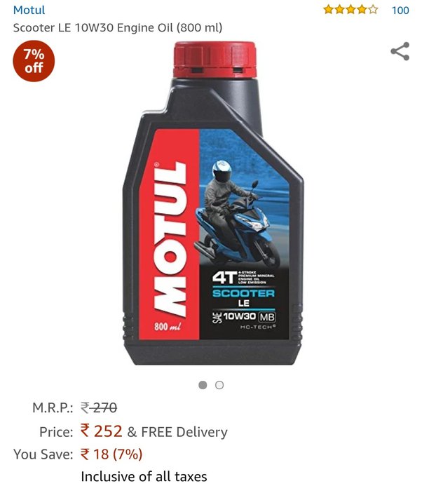 Best Engine Oil for Jupiter 125