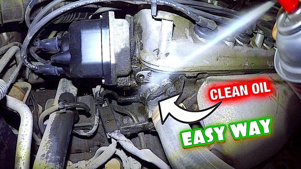 Best Way to Clean Oil off Engine
