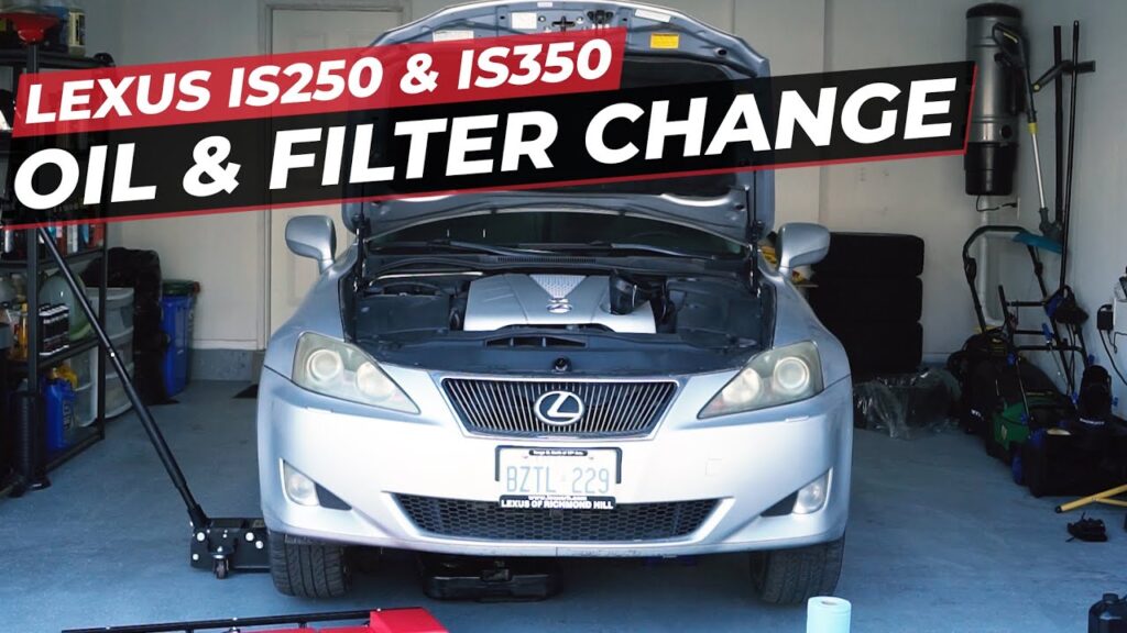 How to Change Engine Oil Filter on 2010 Lexus Is250