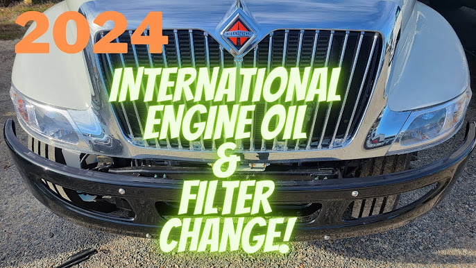 International Engine Oil Filter'S Location