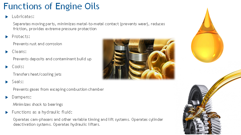 What are the Three Main Purposes of Engine Oil?