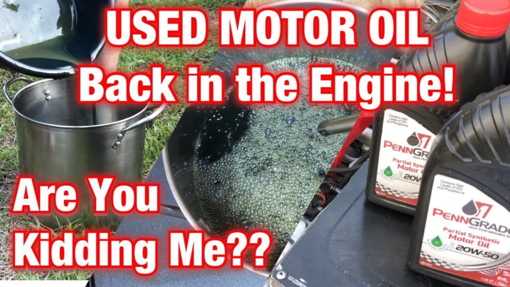 Can You Reuse Engine Oil?