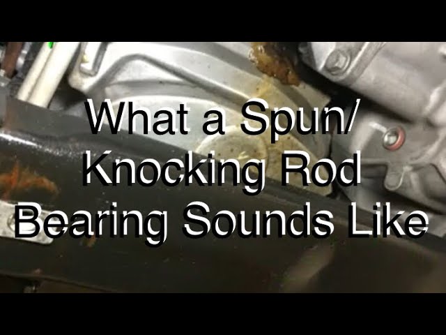 What Does a Bad Crank Bearing Sound Like?